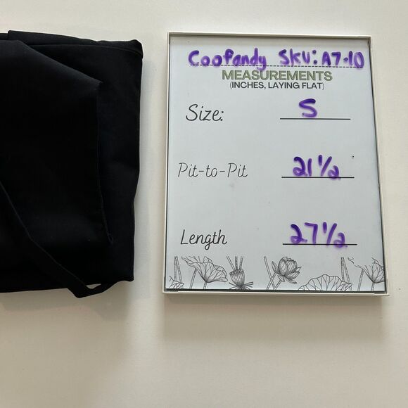 Coofandy Black Dress Vest Size Small - Picture 8 of 8